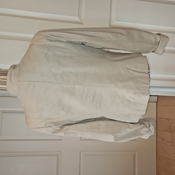 PREGO Designer Leather Women Jacket %100 Geniun lamp leather Beige Size XXL - Picture 5 of 12